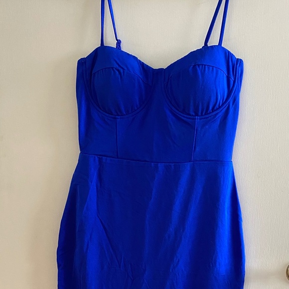 Blue Midi Dress - Picture 3 of 4